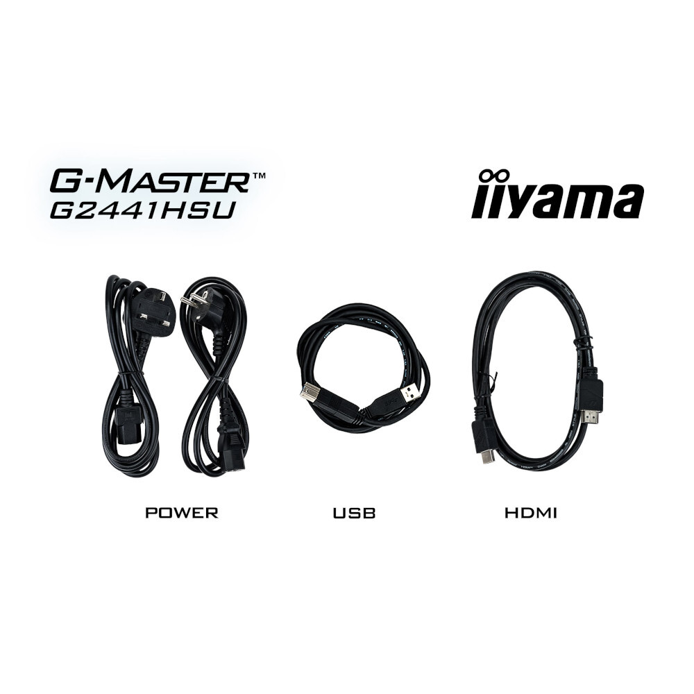 Монітор 23.8" IIYAMA G-Master G2441HSU-B1 (G2441HSU-B1) фото