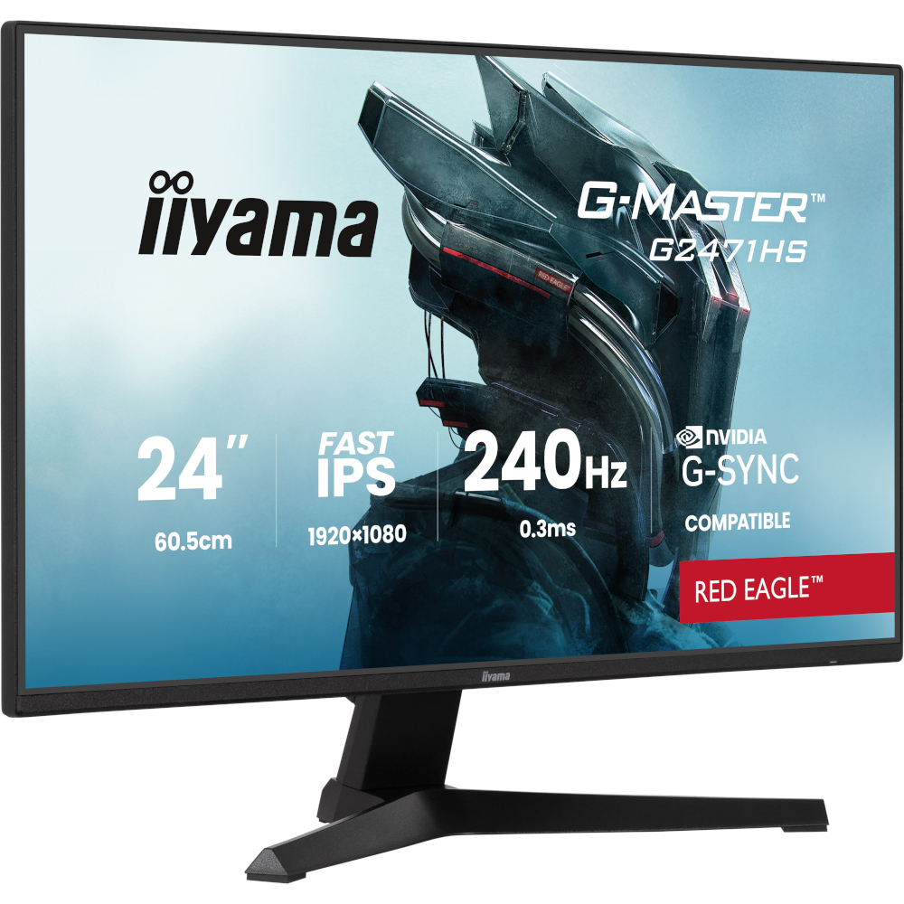 Монітор 23.8" IIYAMA G-Master G2471HS-B1 (G2471HS-B1) фото
