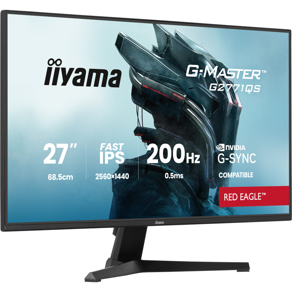 Монітор 27" IIYAMA G-Master G2771QS-B1 (G2771QS-B1) фото2