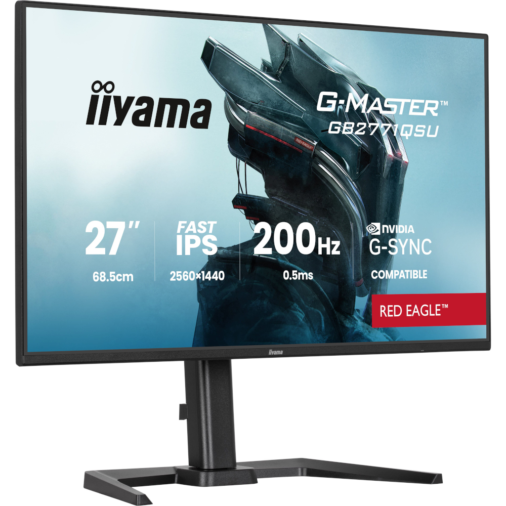 Монітор 27" IIYAMA G-Master GB2771QSU-B1 (GB2771QSU-B1) фото3