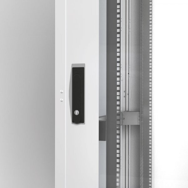Шафа підлогова CONTEG iSEVEN 19" 27U 800x800 RAL7035 (RI7-27-80/80-B) фото2