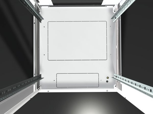 Шафа підлогова CONTEG iSEVEN 19" 27U 800x800 RAL7035 (RI7-27-80/80-B) фото4
