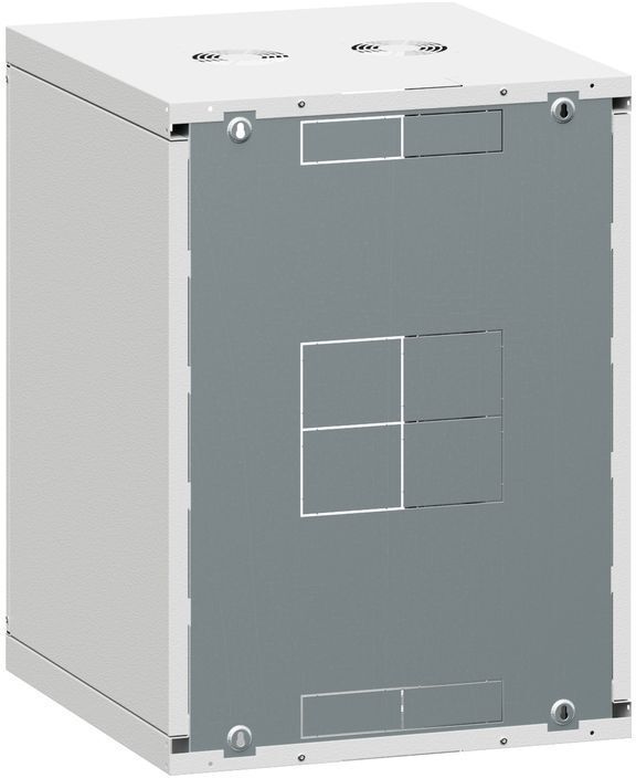 Шафа настінна CONTEG RQN 19" 12U 600x450 RAL7035 (RQN-12-60/45) фото2