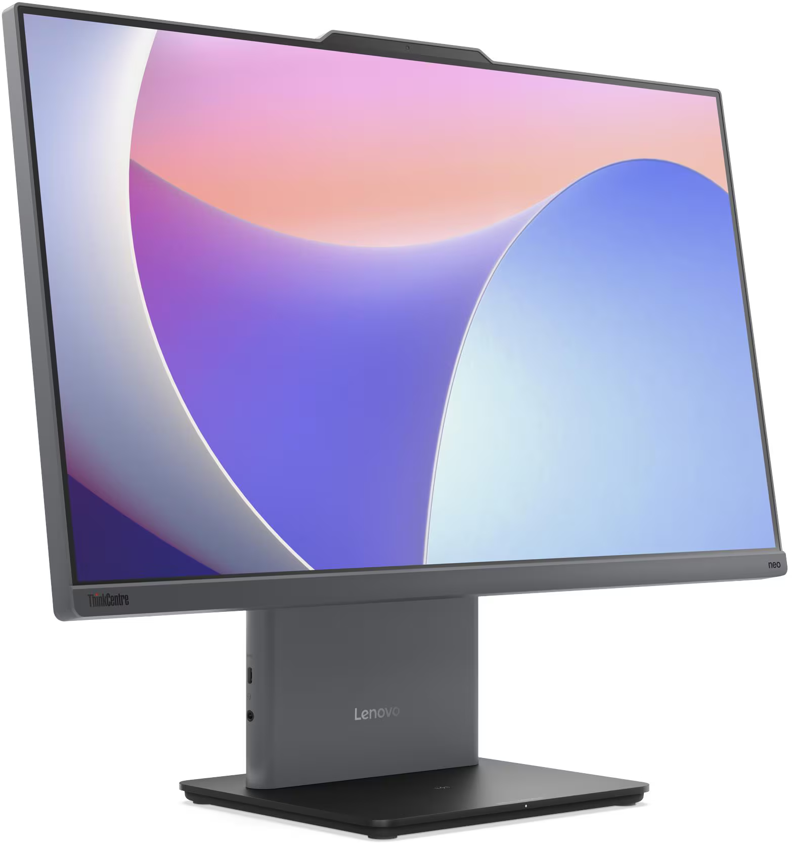 Моноблок 23.8" LENOVO ThinkCentre neo 50a 24 Gen 5 Luna Grey (12SD001AUI) фото2