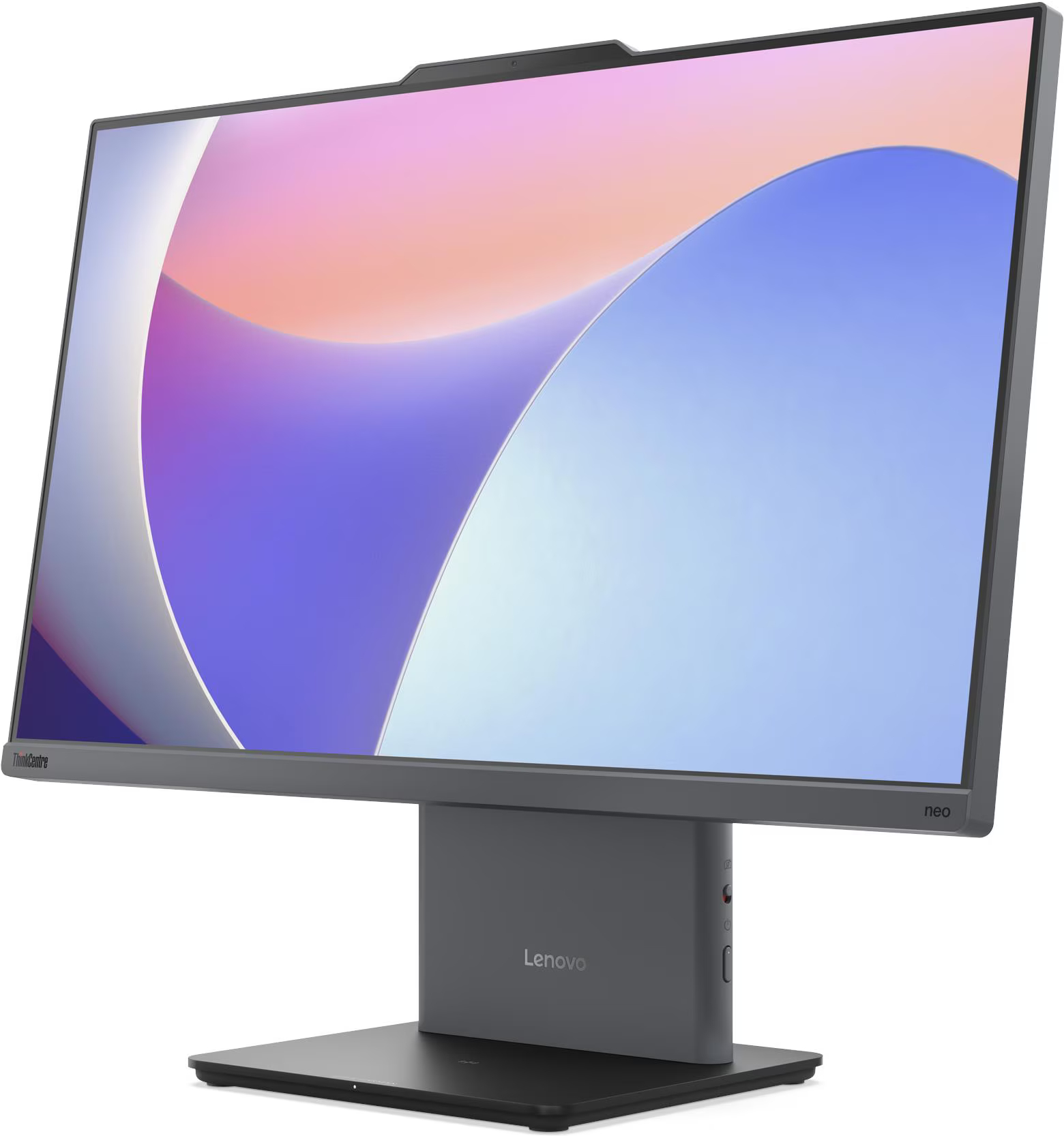 Моноблок 23.8" LENOVO ThinkCentre neo 50a 24 Gen 5 Luna Grey (12SD001AUI) фото3