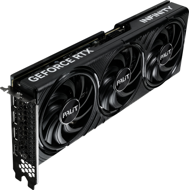 Видеокарта Palit NVIDIA GeForce RTX 5070 Infinity 3 OC 12GB GDDR7 (NE75070S19K9-GB2050S) фото