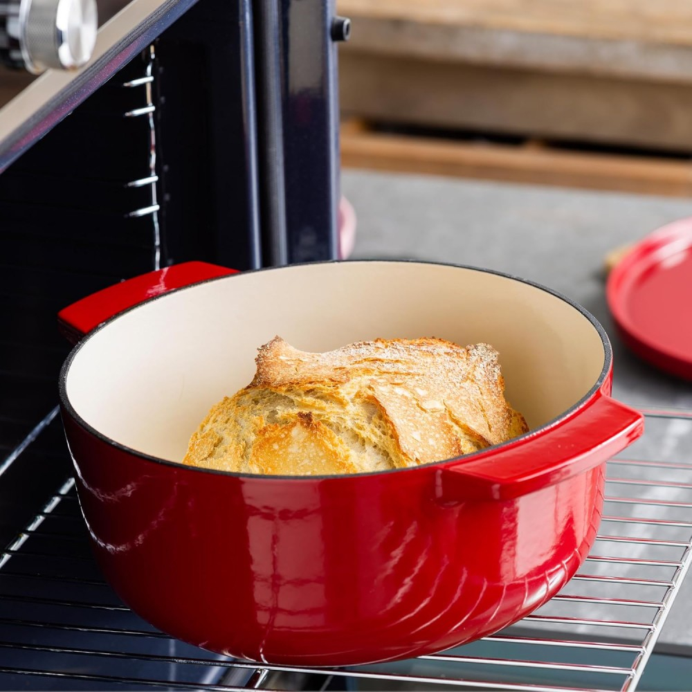 Гусятница чугунная с крышкой KitchenAid, 30 см, 5,6 л (CC006063-001) фото