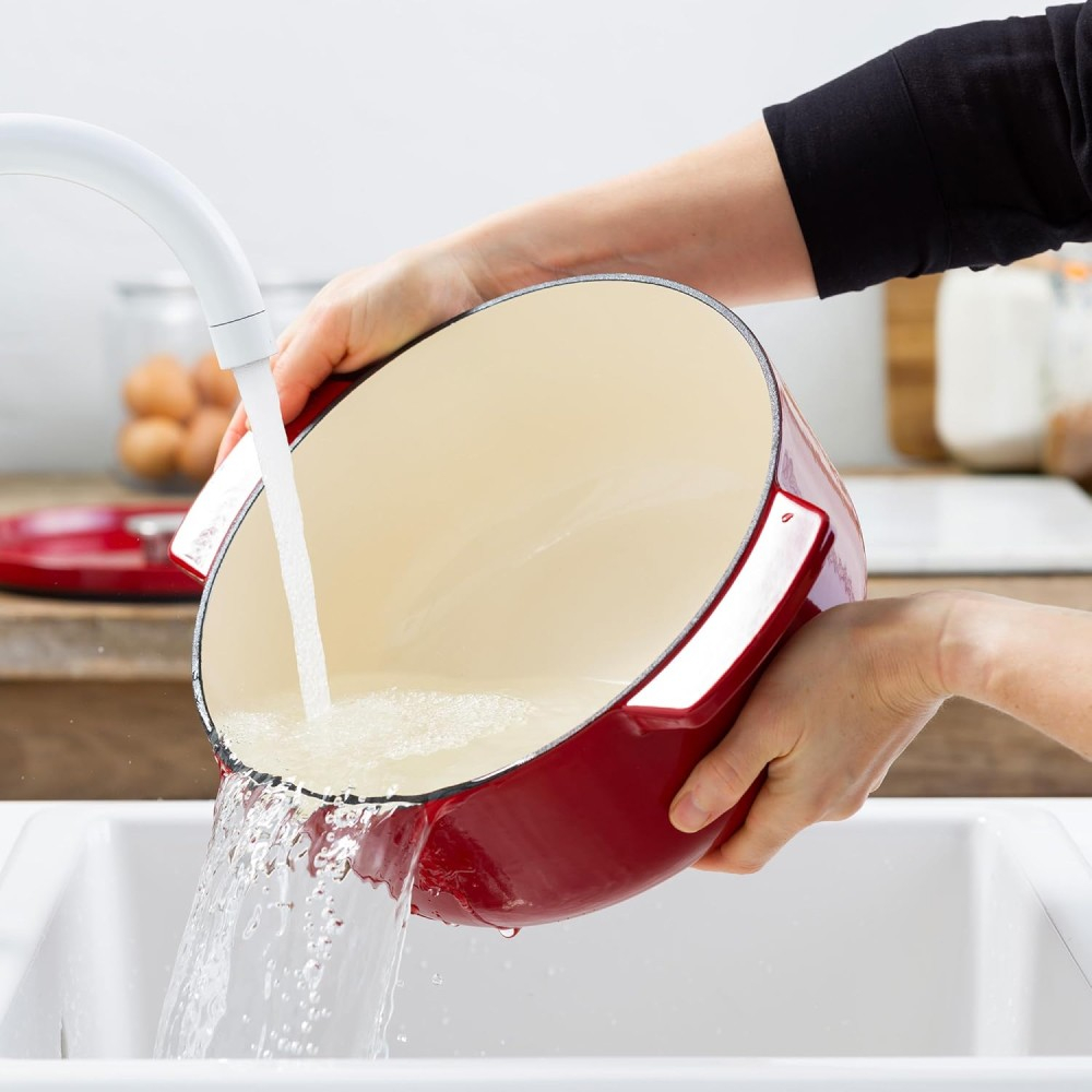 Гусятница чугунная с крышкой KitchenAid, 30 см, 5,6 л (CC006063-001) фото
