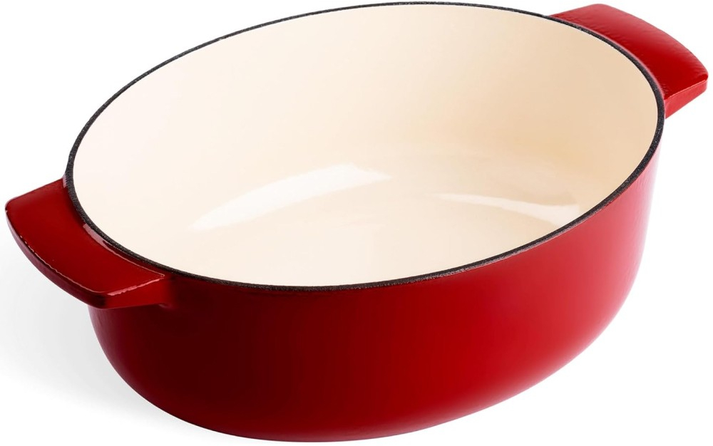 Гусятница чугунная с крышкой KitchenAid, 30 см, 5,6 л (CC006063-001) фото