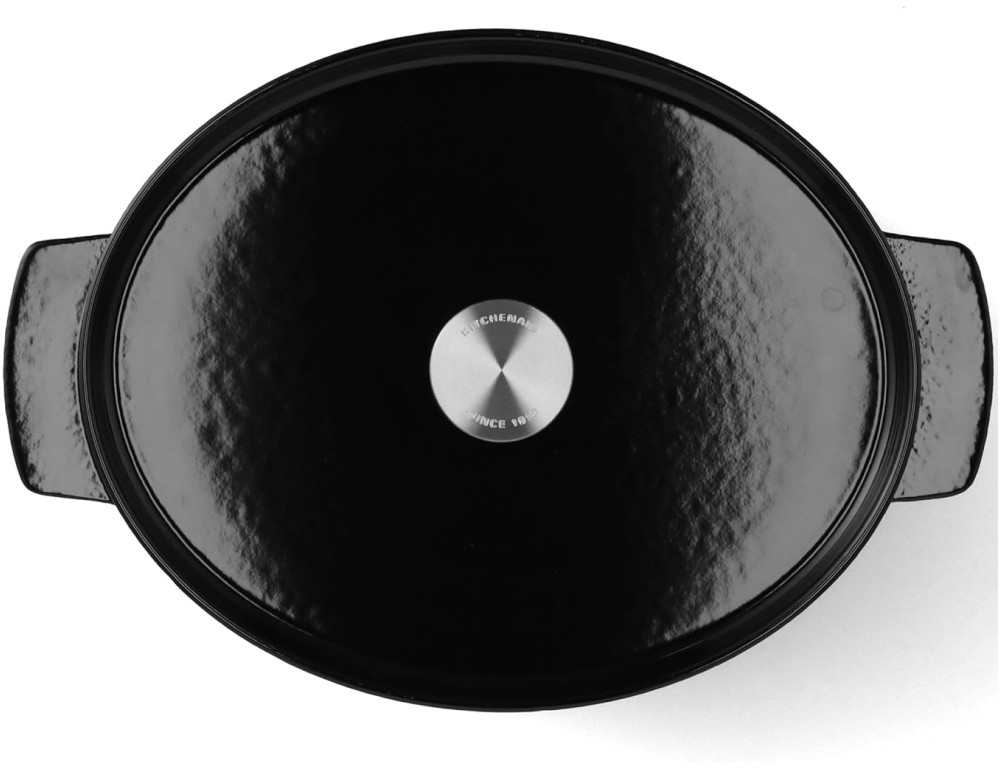 Гусятница чугунная с крышкой KitchenAid, 30 см, 5,6 л (CC006064-001) фото