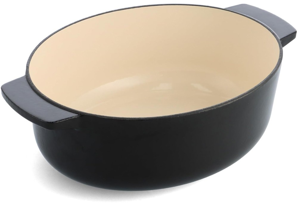 Гусятница чугунная с крышкой KitchenAid, 30 см, 5,6 л (CC006064-001) фото