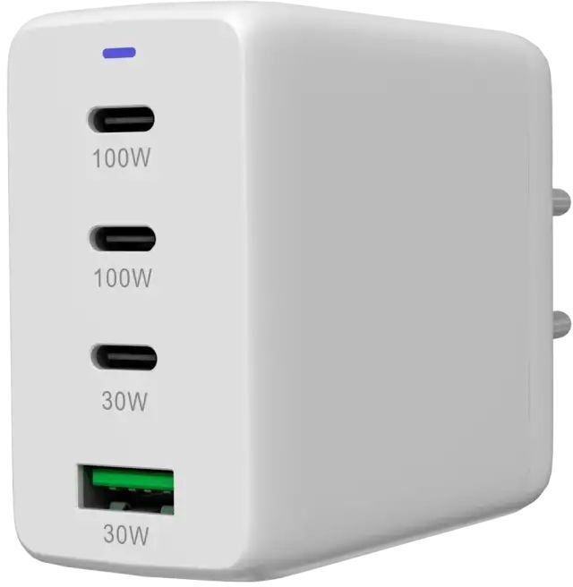 Сетевое зарядное устройство Canyon CU100ACC GaN 100W 3xPD 1xQC EU White (CNS-CUW100ACC) фото4