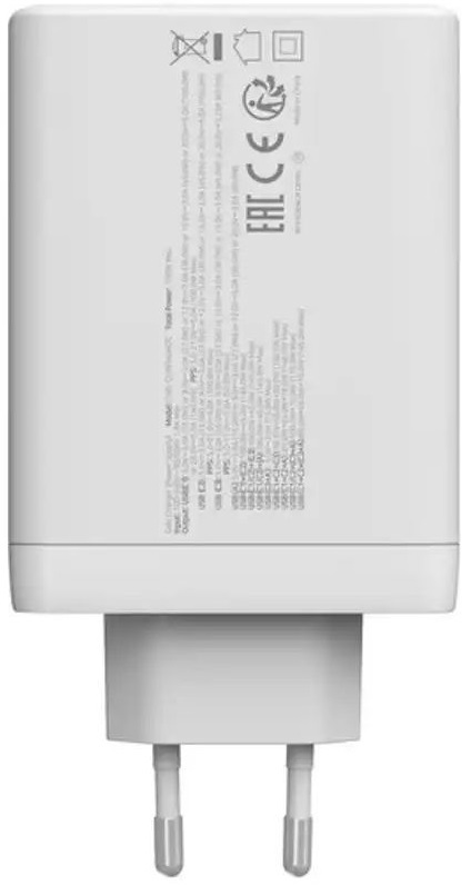 Сетевое зарядное устройство Canyon CU140ACC GaN 150W 3xPD 1xQC EU White (CNS-CUW140ACC) фото3