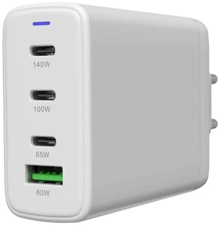 Сетевое зарядное устройство Canyon CU140ACC GaN 150W 3xPD 1xQC EU White (CNS-CUW140ACC) фото4