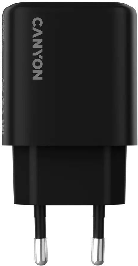 Сетевое зарядное устройство Canyon OnCharge 200 20W 1xPD EU Black (CNE-CHA200-11) фото3
