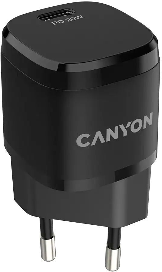 Сетевое зарядное устройство Canyon H-20-05 20W Black (CNE-CHA20B05) фото2