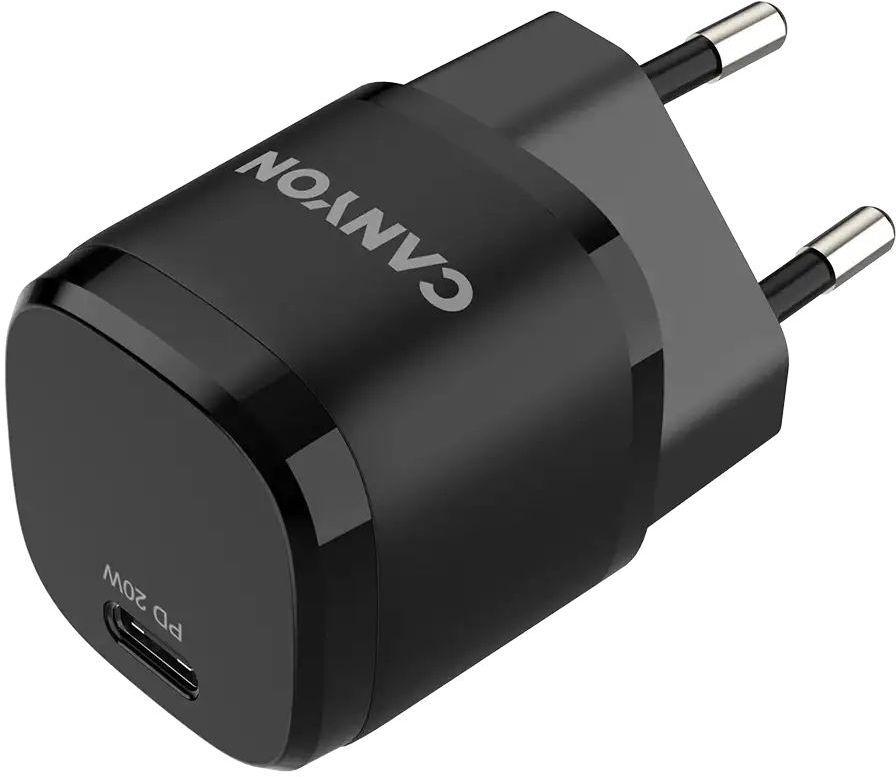 Сетевое зарядное устройство Canyon H-20-05 20W Black (CNE-CHA20B05) фото3