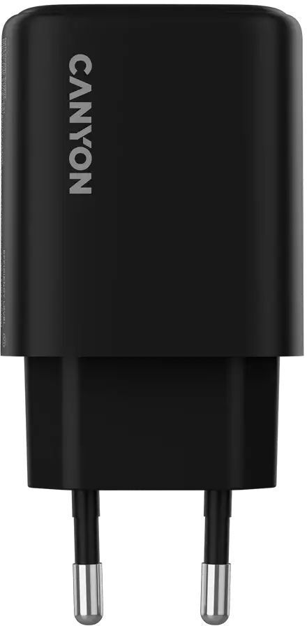 Сетевое зарядное устройство Canyon OnCharge 250 25W 1xPD 1xQC EU Black (CNE-CHA250-31) фото3