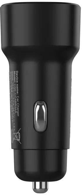Автомобильное зарядное устройство Canyon OnDrive 24 24W 2xUSB-A Black (CNE-CCABR2AA) фото2