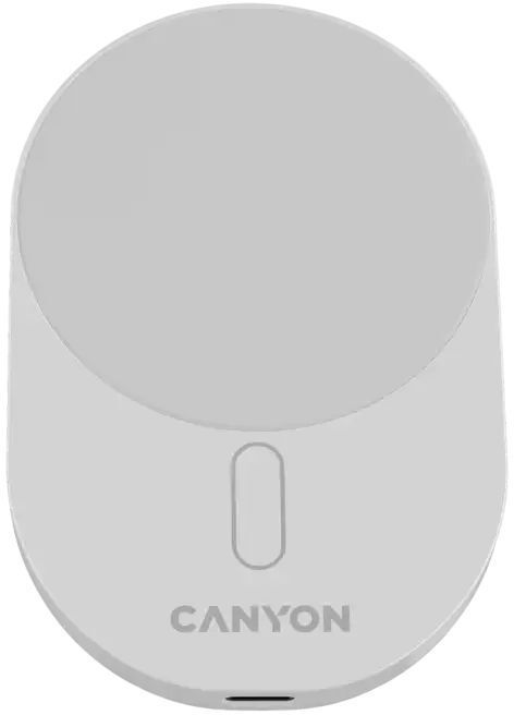 Автомобильное зарядное устройство Canyon OnGrip 105 15W Qi2 Wireless White (CNS-CCH105W) фото4