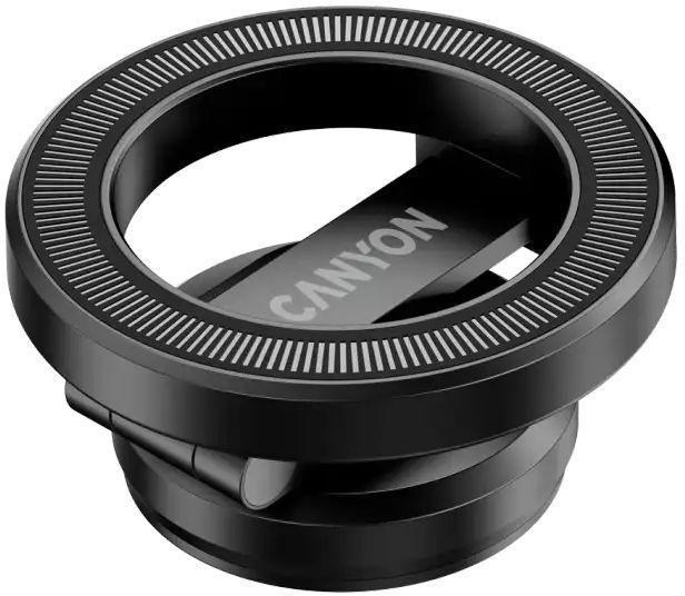 Автомобільний тримач Canyon OnGrip 10 aluminum Black (CNS-CCHM10) фото