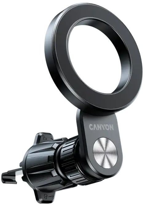 Автомобільний тримач Canyon OnGrip 12 suction + air vent Black (CNS-CCHM12) фото