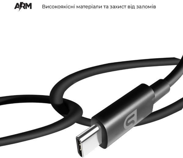 Кабель ArmorStandart AMD718BL USB-C to USB Cable 1.2m black (ARM64372) фото3