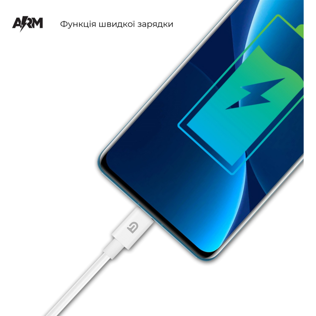 Кабель ArmorStandart AMD718L USB-C to USB Cable 1.2m white (ARM64298) фото