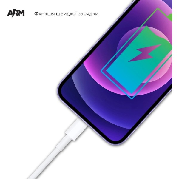 Кабель ArmorStandart ABMM093 USB-C to USB-C Cable 1m white (ARM63471) фото