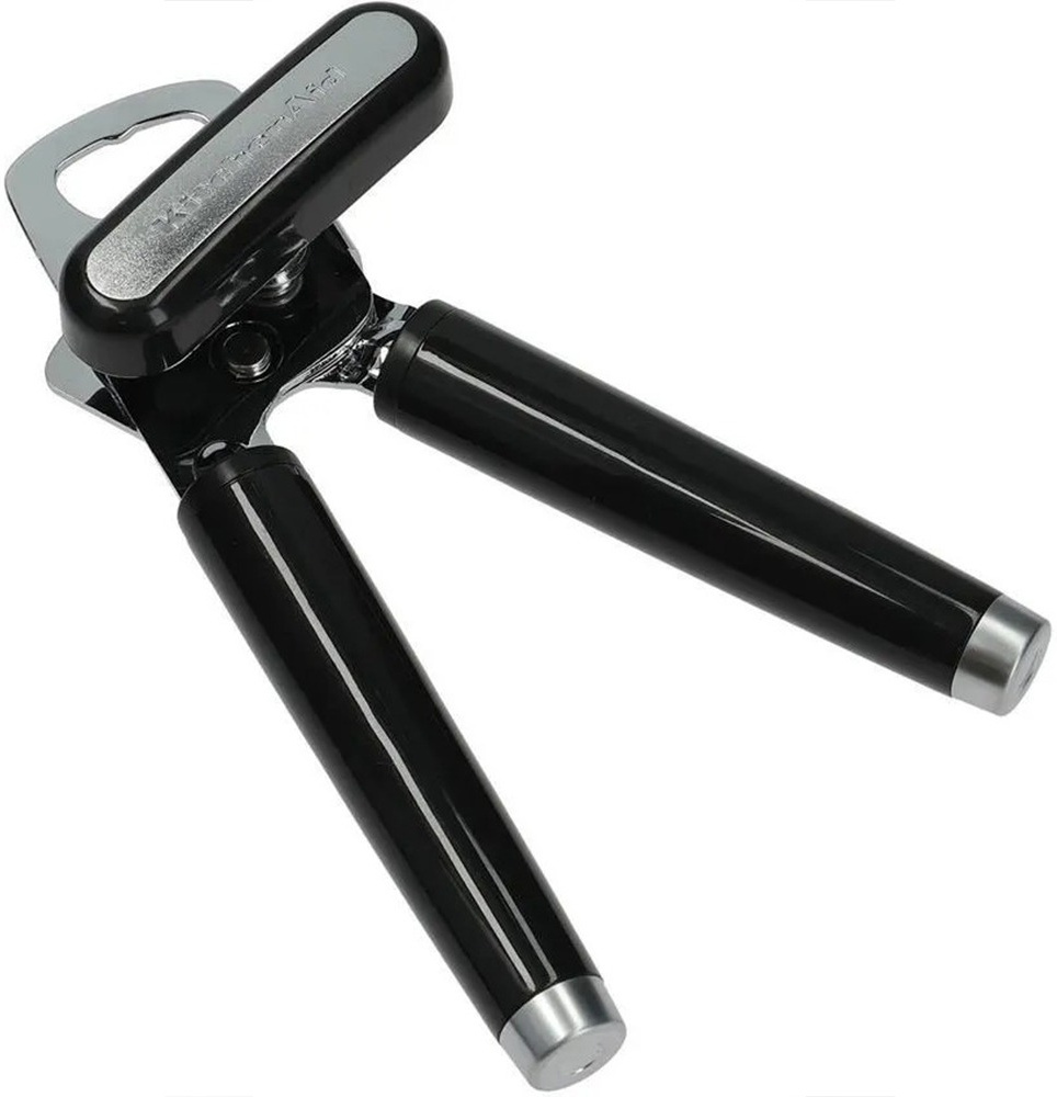 Открывачка для банок и бутылок KitchenAid Classic, 21 см, черный (KCG199OHOBE) фото