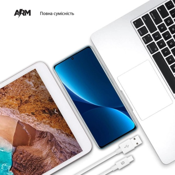 Кабель ArmorStandart ABMM093L USB-C to USB-C Cable 1.2m white (ARM64300) фото