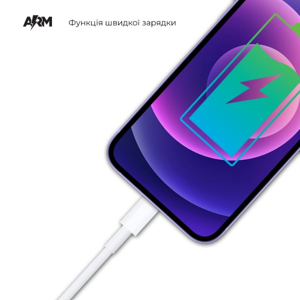 Кабель ArmorStandart AMD718 USB-C to USB Cable 1m white (ARM58529) фото4
