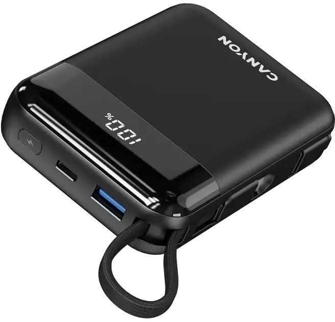 Портативний акумулятор Canyon OnPower 104 10000mAh Black (CNS-CPB104B) фото