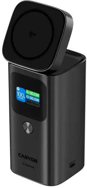 Портативний акумулятор Canyon OnPower 150 15000mAh Aluminium Dark Grey (CNS-CPB150DG) фото3