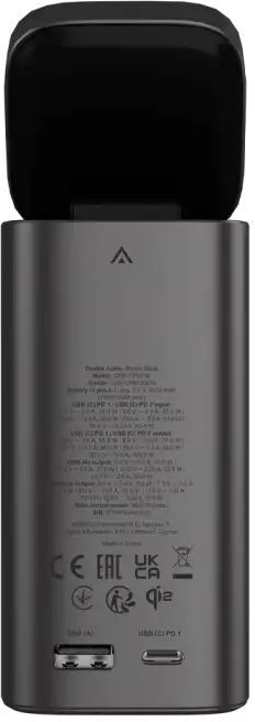 Портативний акумулятор Canyon OnPower 150 15000mAh Aluminium Dark Grey (CNS-CPB150DG) фото4