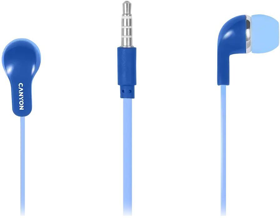 Наушники Canyon EPM-02 Mic Blue (CNS-CEPM02BL) фото2