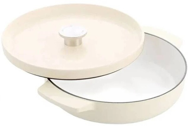 Сотейник чавунний з кришкою KitchenAid, 26 см, 2,77 л (CC009010-001) фото2
