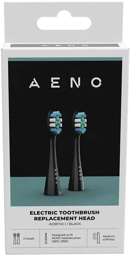 Насадка для зубної щітки AENO для DB1S/DB2S Black (ADBTH2-1) фото