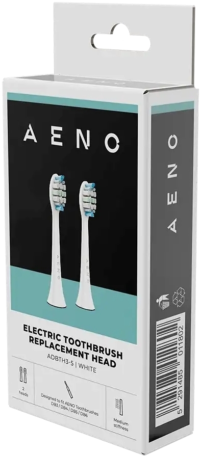 Насадка для зубної щітки AENO DB3/DB5 White (ADBTH3-5) фото2