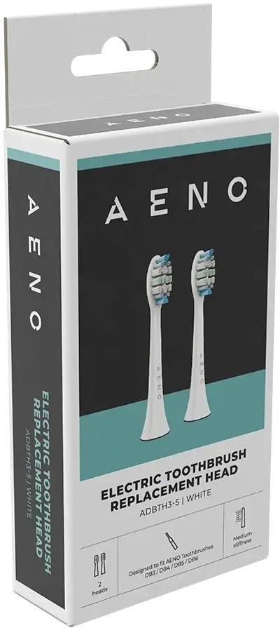 Насадка для зубної щітки AENO DB3/DB5 White (ADBTH3-5) фото4