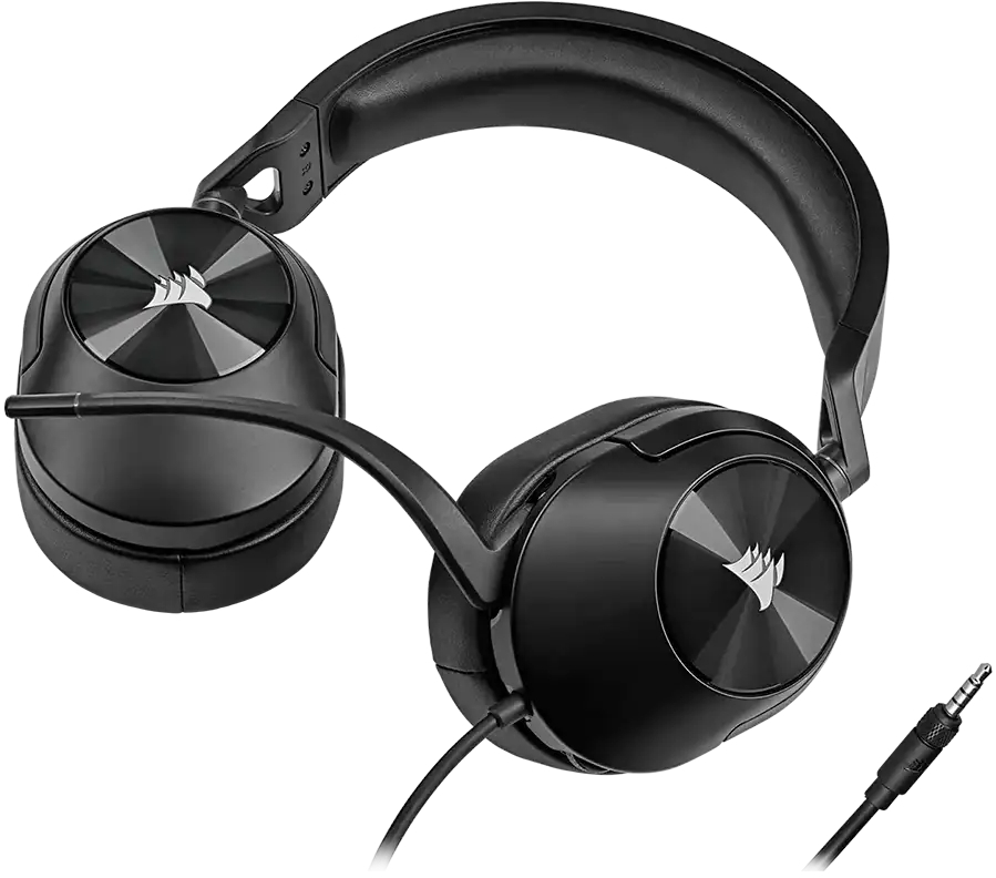 Игровая гарнитура Corsair HS55 Surround Headset Carbon (CA-9011265-EU) фото2