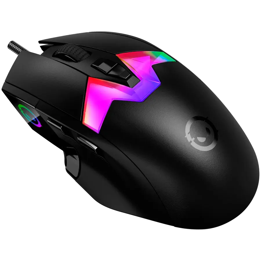 Ігрова миша Lorgar MSP80 Wired Gaming Mouse Pro Black (LRG-MSP80-BK) фото2