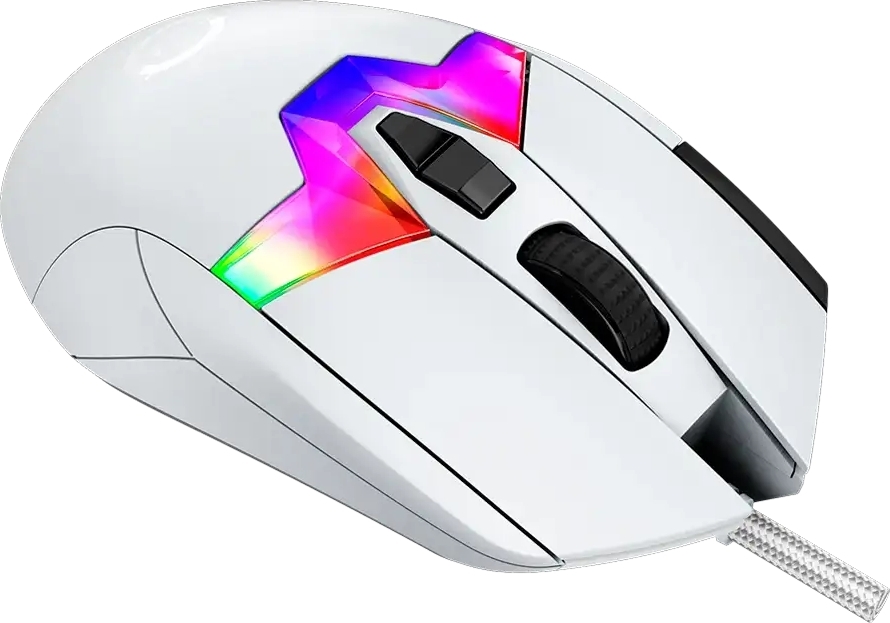 Игровая мышь Lorgar MSP80 Wired Gaming Mouse Pro White (LRG-MSP80-WH) фото3