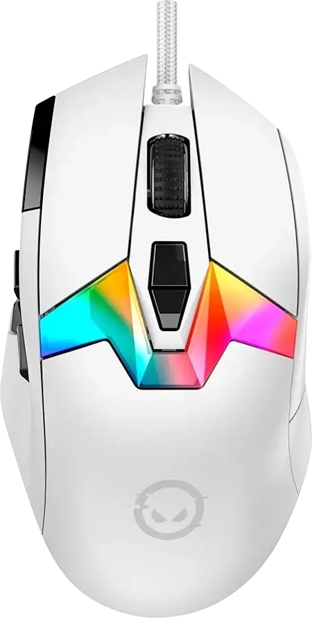 Игровая мышь Lorgar MSP80 Wired Gaming Mouse Pro White (LRG-MSP80-WH) фото