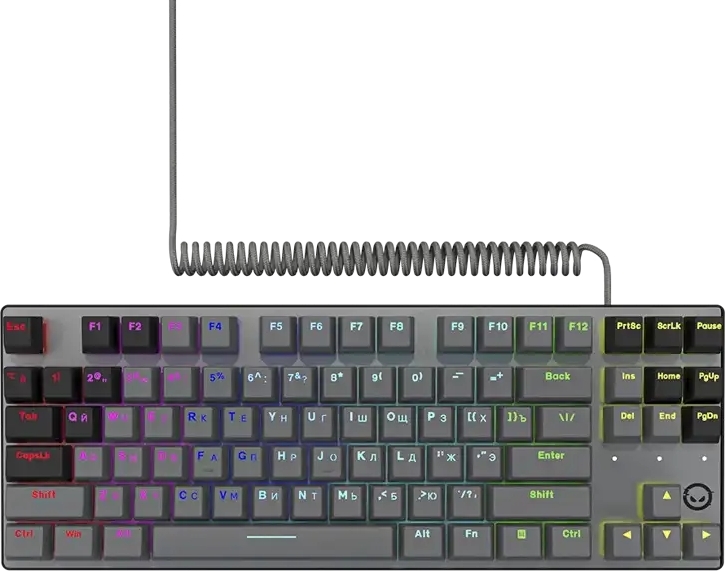 Игровая клавиатура Lorgar Azar 514TKL EN/UA Mechanical RGB Black (LRG-GK514TKL-BK-UA) фото2