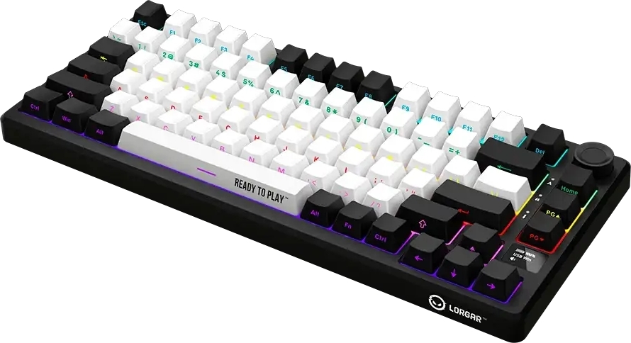 Игровая клавиатура Lorgar KBP7075W Wireless Gaming Mechanical Pro Black-Red (LRG-KBP7075W-BK-US) фото4