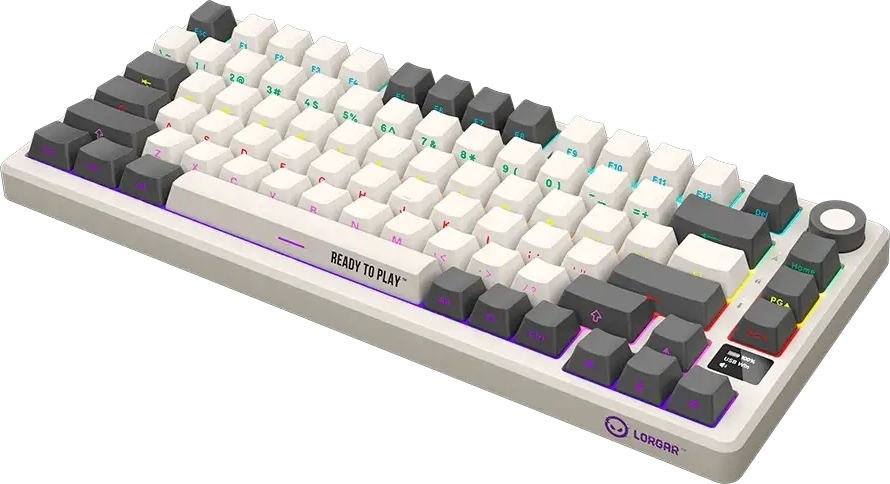 Игровая клавиатура Lorgar KBP7075W Wireless Gaming Mechanical Pro Beige (LRG-KBP7075W-RT-US) фото4