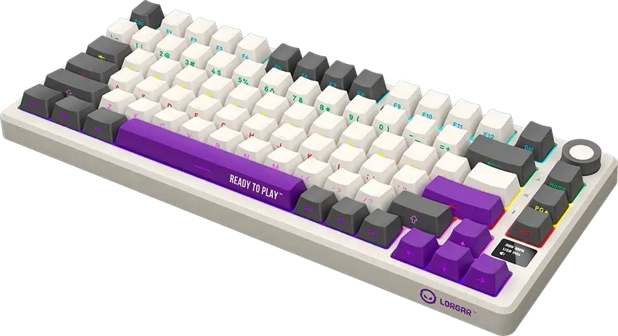 Игровая клавиатура Lorgar KBP7075W Wireless Gaming Mechanical Pro Beige (LRG-KBP7075W-RT-US) фото3