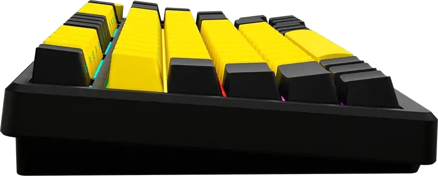 Игровая клавиатура Lorgar KBP7075W Wireless Gaming Mechanical Pro Black-Yellow (LRG-KBP7075W-YL-US) фото5