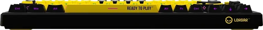 Игровая клавиатура Lorgar KBP7075W Wireless Gaming Mechanical Pro Black-Yellow (LRG-KBP7075W-YL-US) фото7